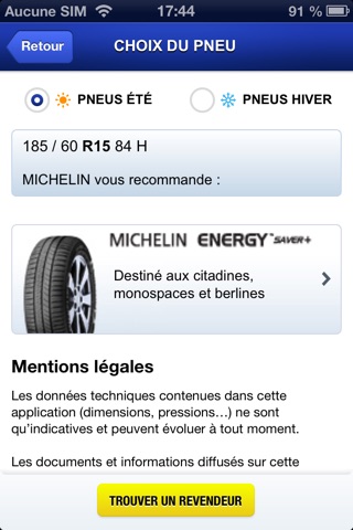 Michelin MyCar screenshot 3