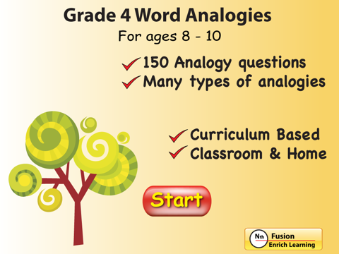 Screenshot #4 pour 4th Grade Word Analogy for Classrooms and Home Schools