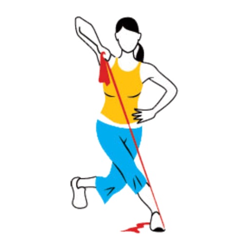 Resistance Band Workout - Strength training (toning) & flexibility with no gym, at home icon