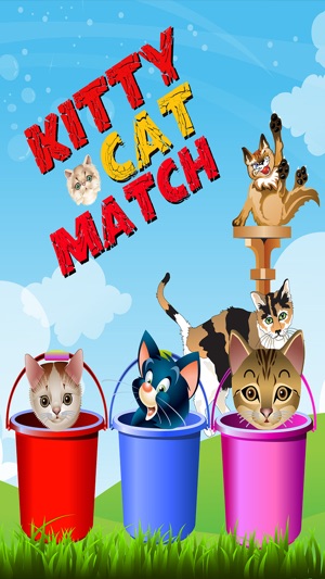 Kitty Cat Match - Connect Three Animal P