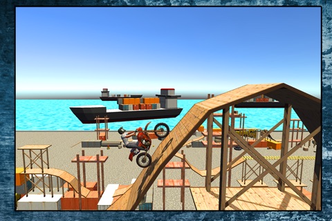 Motorcycle Stunt Race 3D screenshot 2