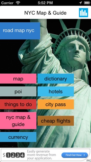 New York offline road map, guide & hotels (FREE edition)(圖1)-速報App