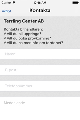 Terräng Center AB screenshot 2