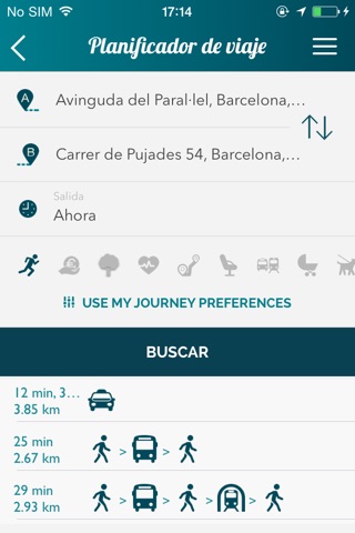 MyWay - European Smart Mobility Resource Manager screenshot 2