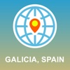 Galicia, Spain Map - Offline Map, POI, GPS, Directions
