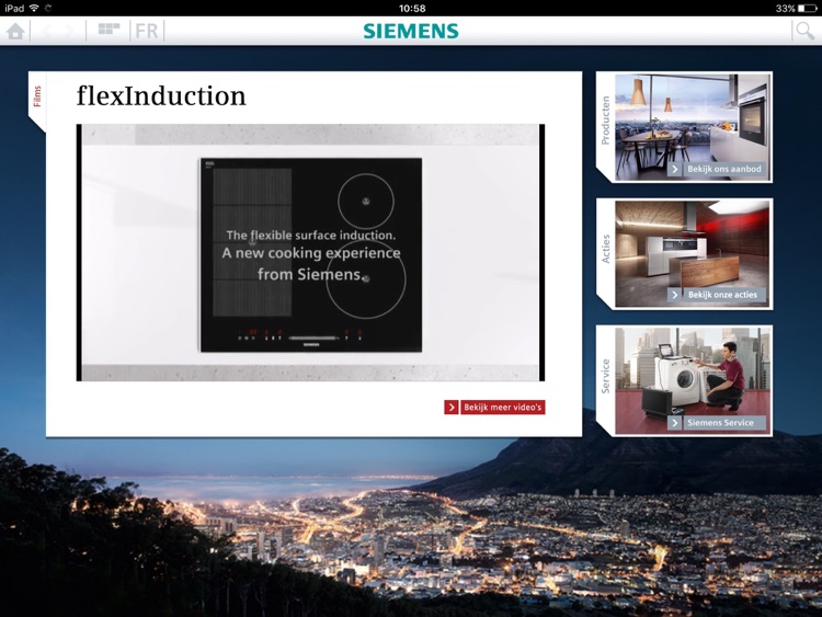 Siemens huishoudtoestellen Interactieve Productcatalogus BSH  Home Appliances