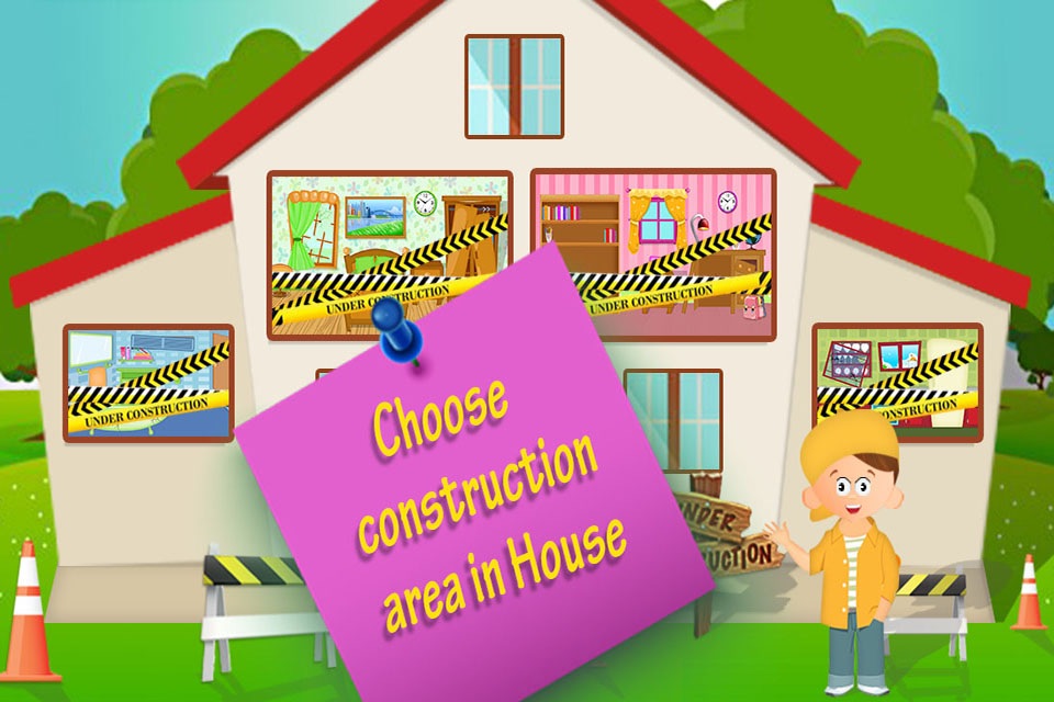 Fix It baby house - Girls House Fun, Cleaning & Repariing Game screenshot 3
