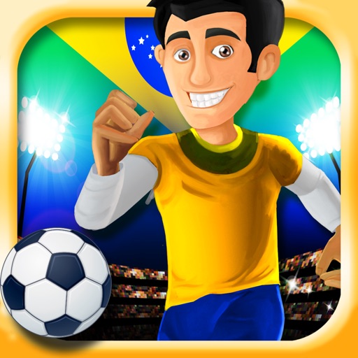 A Brazil World Soccer Football Run 2014: Road to Rio Finals - Win the Cup! iOS App