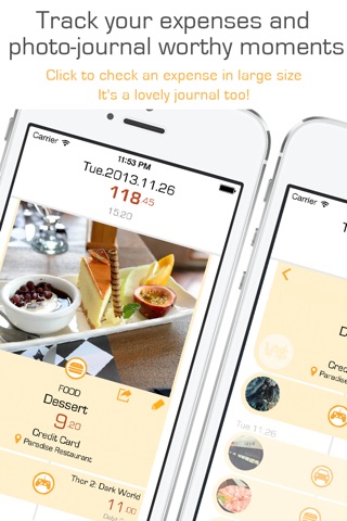 Wealthy! Lite - Take photo, share, and track expenses at one step! screenshot 3