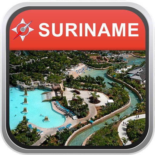 Offline Map Suriname: City Navigator Maps