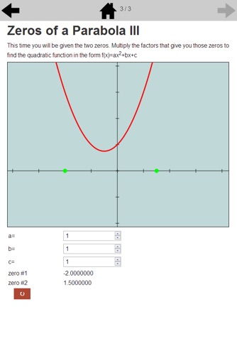 Quadratic Zeros A-SSE 3a screenshot 3