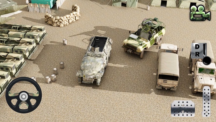 Extreme Army Humvee Parking 3D - Real Combat Truck Tank Driving Simulator Game
