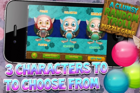 A Clumsy Pile of Trolls Puzzle Game screenshot 2