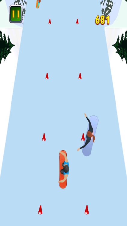 Crazy Downhill Snowboarding Stunt Racing Hero screenshot-4