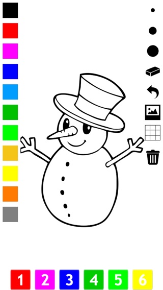 塗り絵の本 子供のためのクリスマスのサンタクロース、雪だるま、エルフや贈り物のような多くの写真とともに。絵を描画する方法：学ぶためのゲームのおすすめ画像2