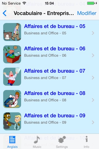 Anglais - French to English Talking Phrase Book and Translator screenshot 4