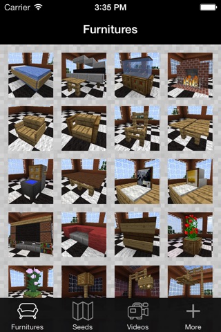 Furniture and Seed Guide for Minecraft screenshot 2