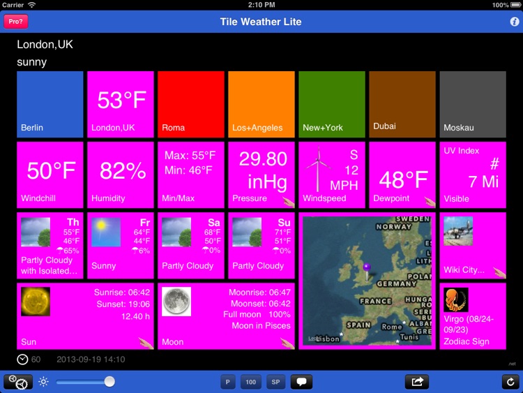 Tile Weather Lite