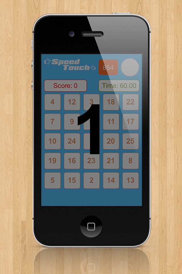 Speed Touch Number screenshot 2