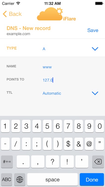 iFlare for CloudFlare™ screenshot-3