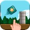 Flappy Box, Tap to Jump across the obstacles and try to complete all Levels