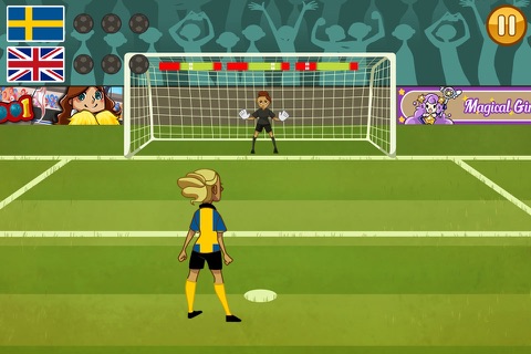 Women football penalty screenshot 3