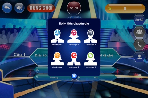 Ai Là Triệu Phú - chơi game thử thách trí tuệ hay, vui, hot, phiên bản mới nhất screenshot 4