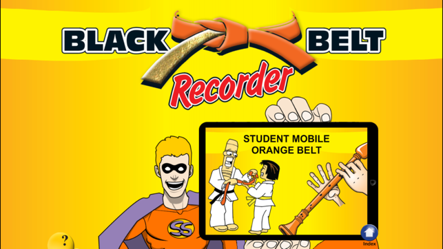 Black Belt Recorder Orange Mobi