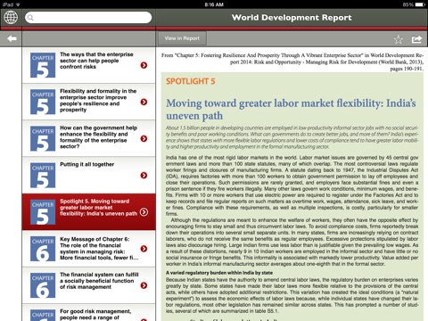 World Development Report 2014 screenshot 4