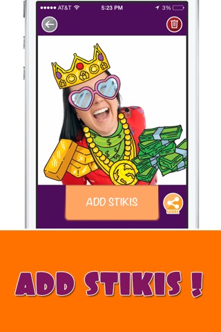 Stikis App. Free Photo Booth Props and Photo Stickers. screenshot 2