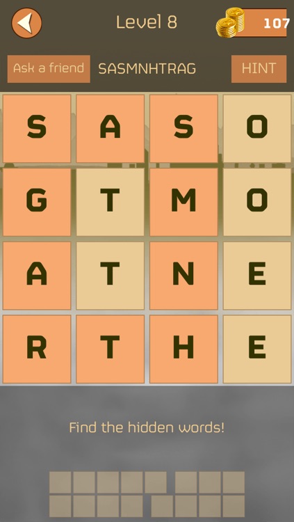 Word Search Match Puzzle - new hidden word searching game