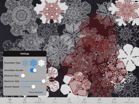 Snowflakes by Hado Labs screenshot 3