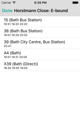 Bath Buses screenshot 2