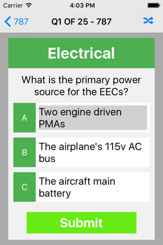 B787 Exam Questions screenshot 2