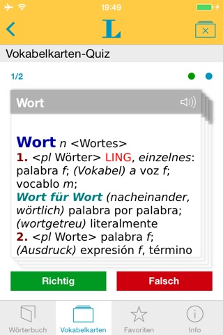 Spanisch XL Pro Wörterbuch screenshot 3