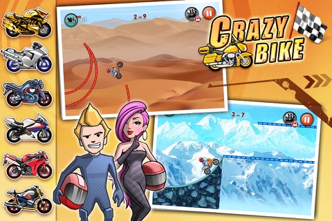 Crazy Bike - Racing games screenshot 3