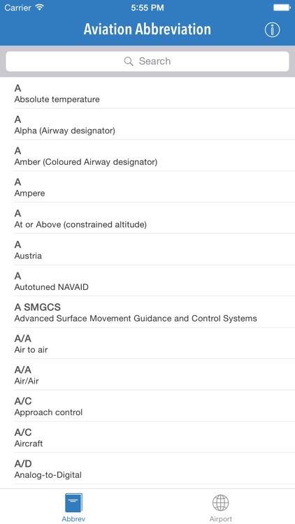 AviationABB - Aviation Abbreviation and Airport Code screenshot-0