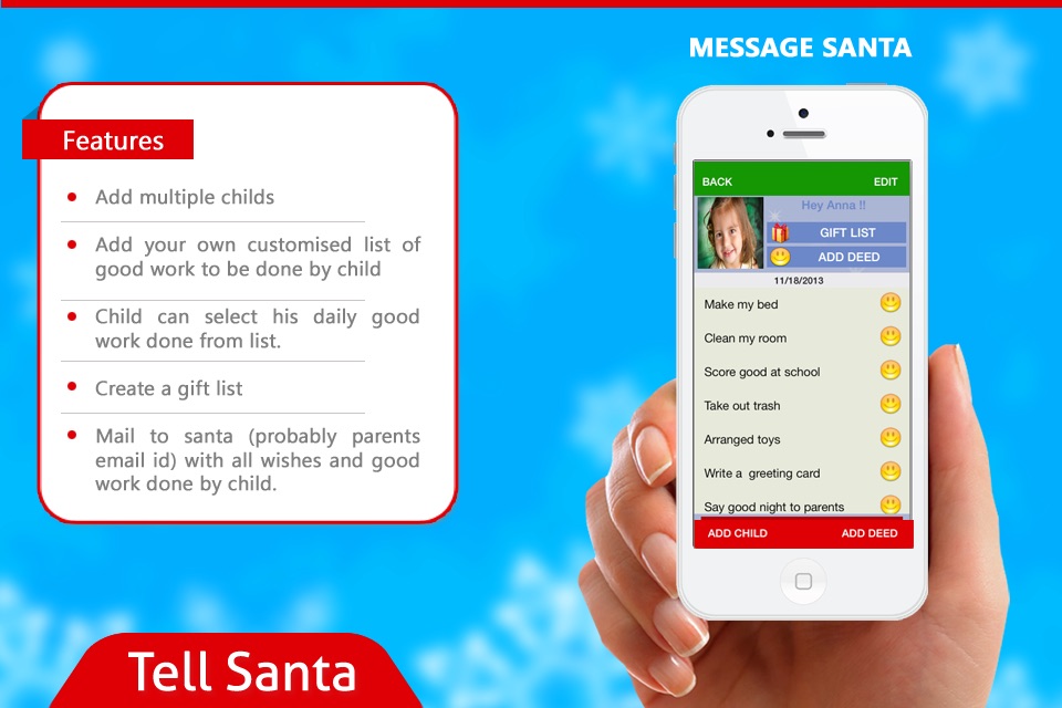 Tell Santa - Christmas Gift For Kids screenshot 2