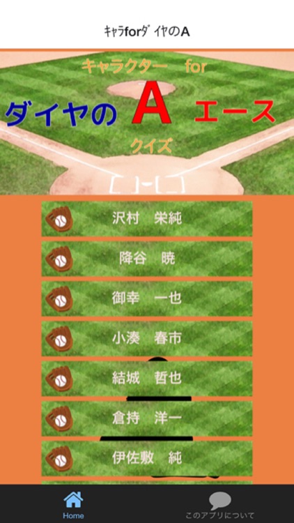 キャラクターforダイヤのエース（ダイヤのa登場人物クイズ)