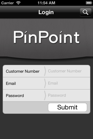 Screenshot of PinPoint Telephone Management System