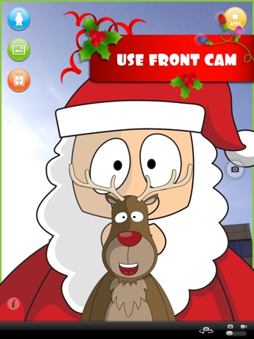 Cartoob Christmas Bunch for iPad, photo and video tool, create your own Christmas cartoons screenshot 2