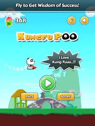 لقطة 2 Kung Fu Poo - Tiny Flying Panda iphone