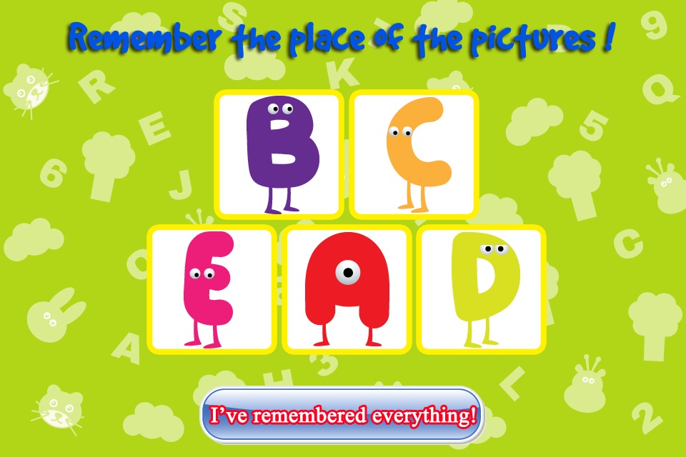 Remember - Amazing Memory Learning Games for Toddlers & Preschool Kids Free screenshot 3