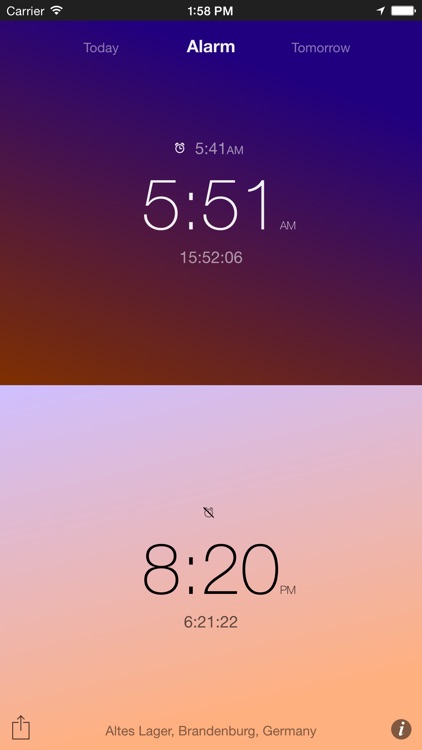 Sun Alarm