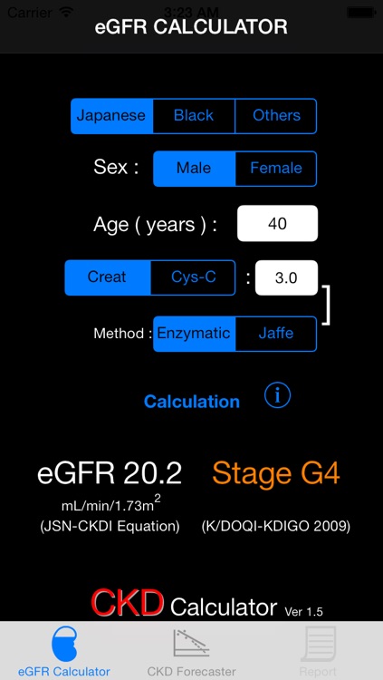 CKD Calculator