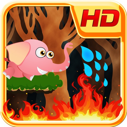 Baby Elephant Troubles - Crazy Fire Rescue Run icon