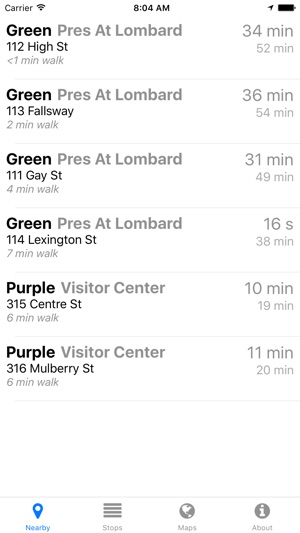 Charm City Circulator Now - Real-time Transit Arrivals(圖3)-速報App