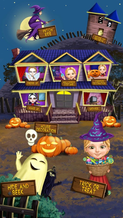 Sweet Baby Girl Halloween Fun - Spooky Makeover & Dress Up Party - No Ads screenshot-0