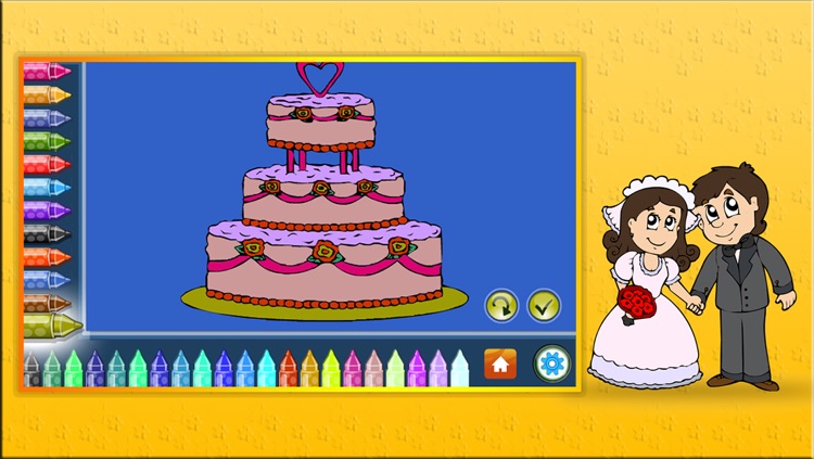 Coloring Book Wedding screenshot-4