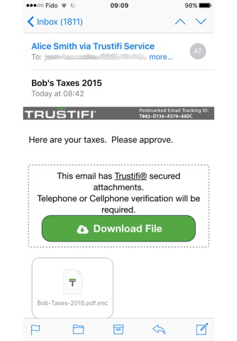 Trustifi Secure Postmarked Email screenshot 3
